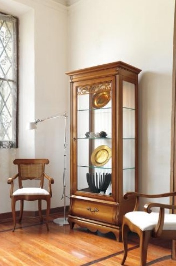 Chair with armrests on a frame of solid wood 5007, BTC