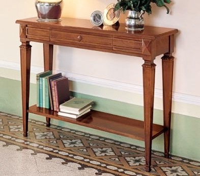 The console body is made of solid cherry D543, Moletta Mobili