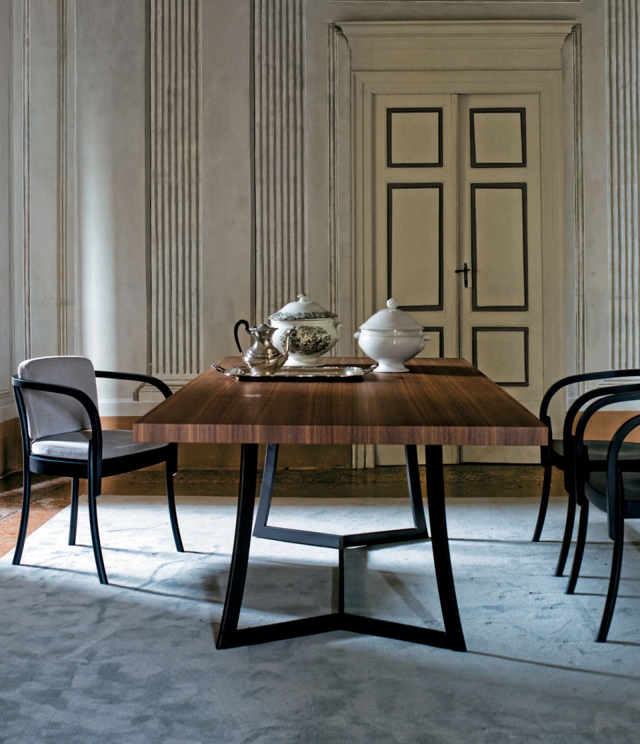 Set for dining room with rectangular table, Ciacci