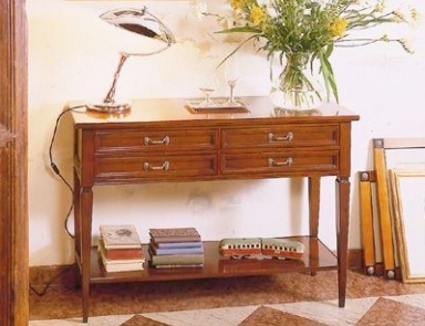 Cabinet with frames made of solid Italian walnut and fittings of bronze G110, Moletta Mobili