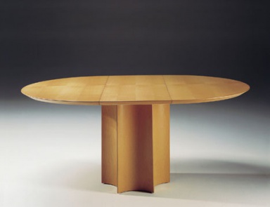 Dining table with oval tabletop, Past ... 