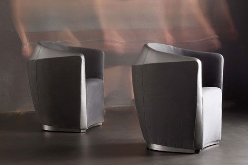 A chair with a hidden frame, Past ... 