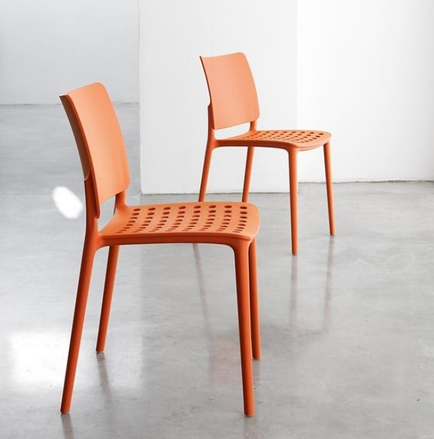 Stackable chair made of polypropylene Blues, Bonaldo