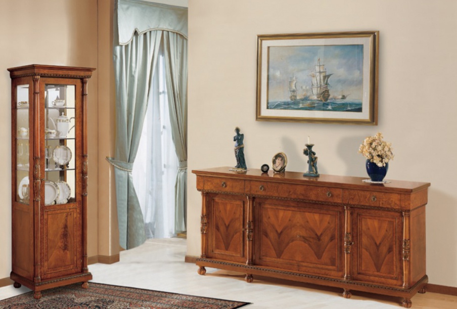 Sideboard in walnut Lorca, Bianchini
