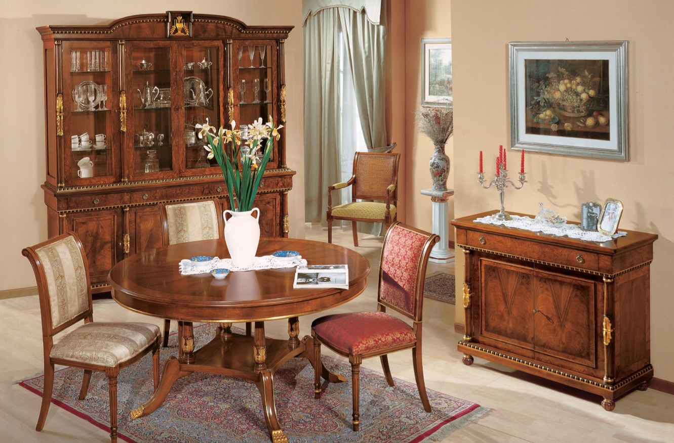 Dining table sliding Lorca, Bianchini Luxury furniture MR