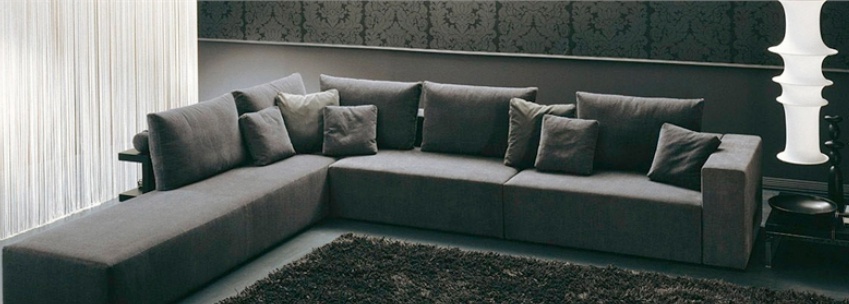 Sofa upholstered in fabric Popper, Bontempi Casa
