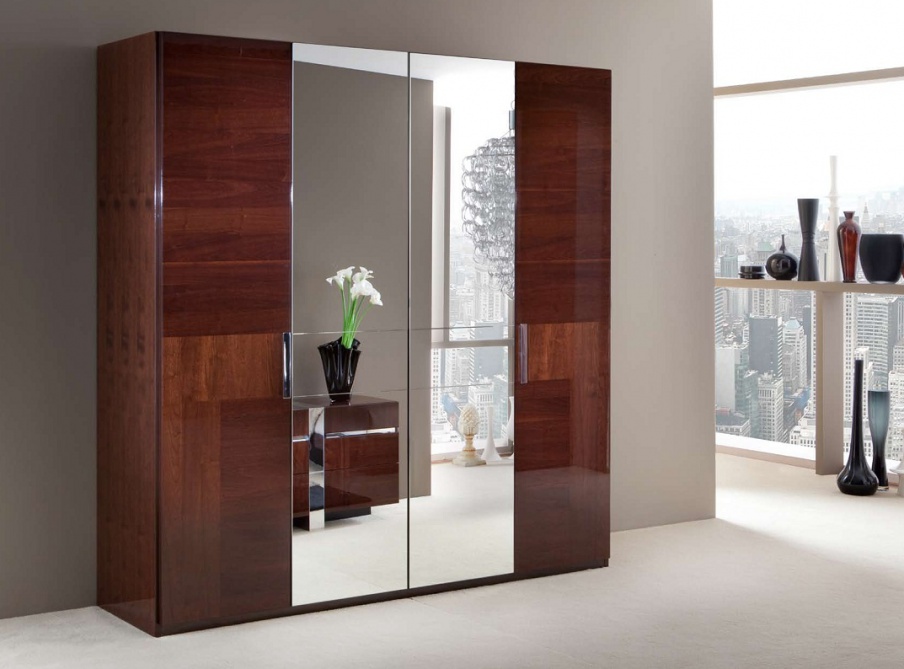 Wardrobe with hinged doors, Alf