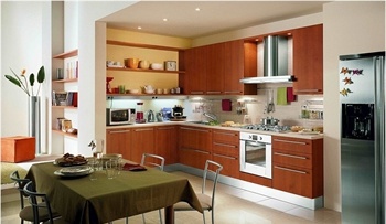 Kitchen (kitchen set) Sistema Zeta, Snaidero