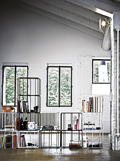 Shelving for books, Desalto