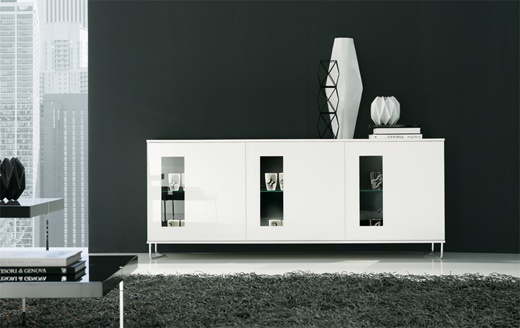 Dresser with metal legs, Alf