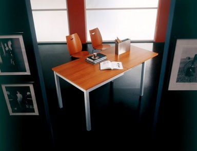 Dining table sliding on a frame of metal Sit, Bontempi Casa