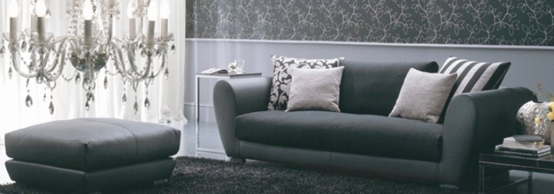 Pouf upholstered in leather or fabric Taylor, Bontempi Casa