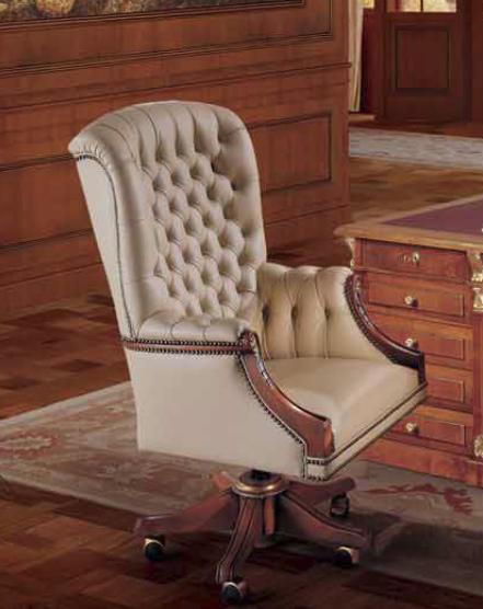 Desk chair on casters, Angelo Cappellini