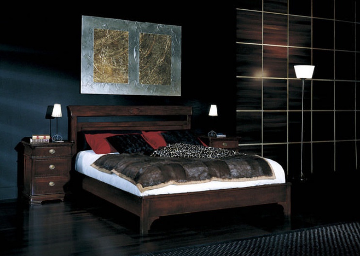 Bedroom on a frame of wood 5080 / 5047, BTC