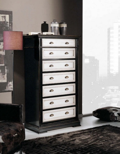 A chest of drawers on a frame of solid wood 5104/COL, BTC