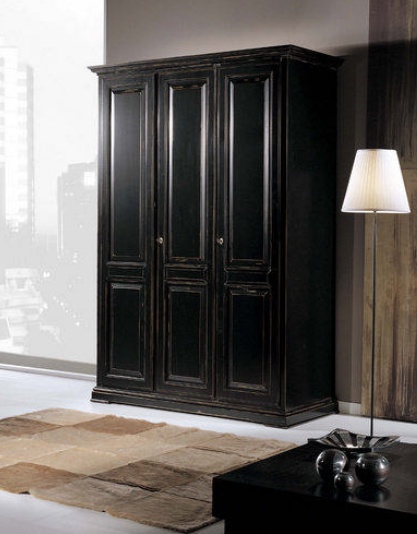 Tricuspid wardrobe on a frame of solid wood 5113/COL, BTC