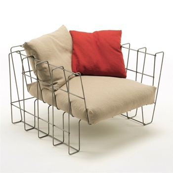 The Hoop Chair, Armchair, Living Divani