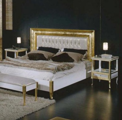 Bedside table on a frame of solid wood 6001/25, BTC