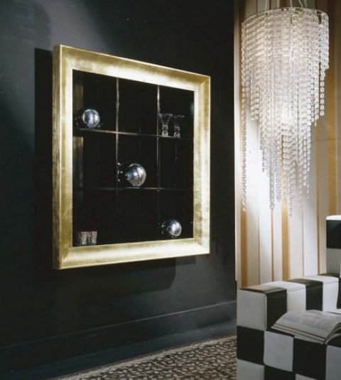 A bookcase mounted on a frame of solid wood 6008/17, BTC