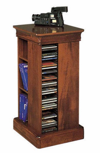 Rack for CD and DVD discs on a frame of solid wood 68, BTC