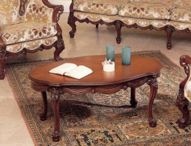 A coffee table on a frame of solid wood 7/51, BTC