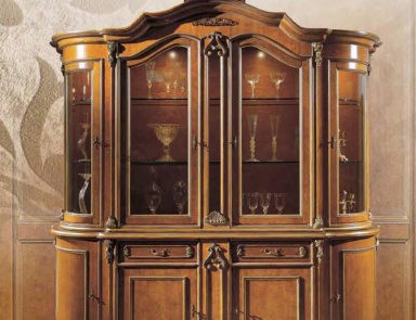 Wooden showcase with glass facade Cignani, Angelo Cappellini 