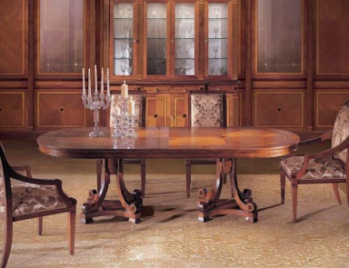 Dining table with oval tabletop, Angelo Cappellini