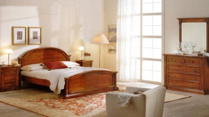 Bedroom on a frame of solid wood 8178 / 8176 / 8175, BTC