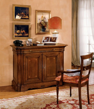 Dresser-chest of drawers on a frame of solid wood E603, BTC