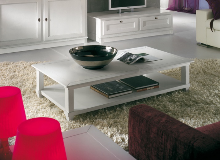 A coffee table on a frame of solid wood NC 023, BTC