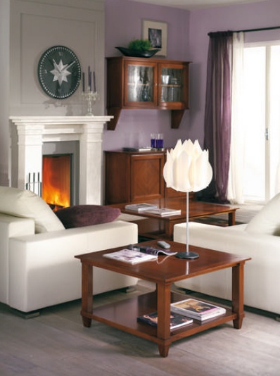 A coffee table on a frame of solid wood NC 024, BTC