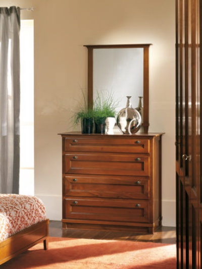 A chest of drawers on a frame of solid wood NC 025, BTC