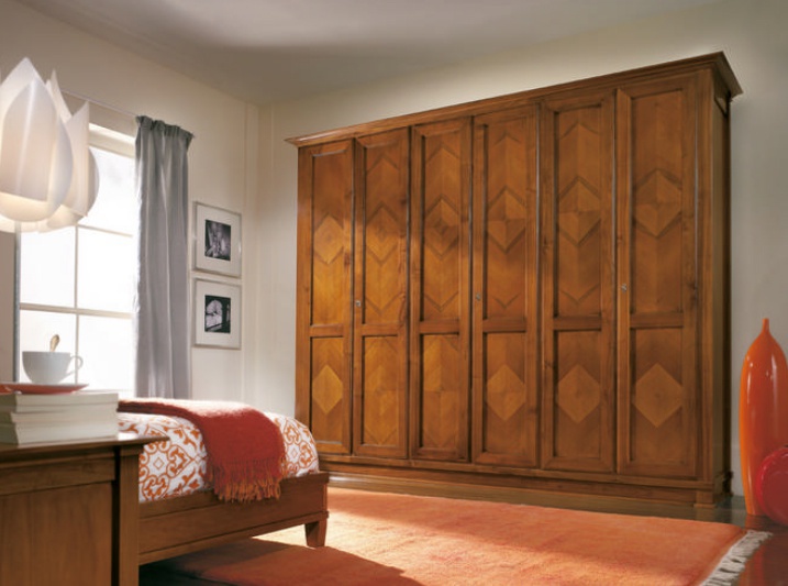 Wardrobe on a frame of solid veneer NC 033, BTC