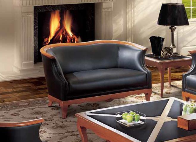 Two seater sofa with high back De Amicis, Angelo Cappellini