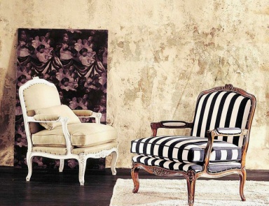 Armchair upholstered in fabric А644, Bizzotto