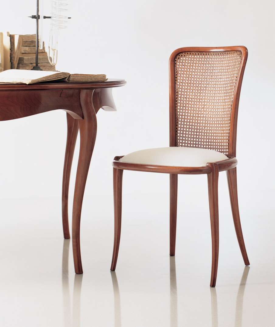 Chair with high back, Annibale Colombo