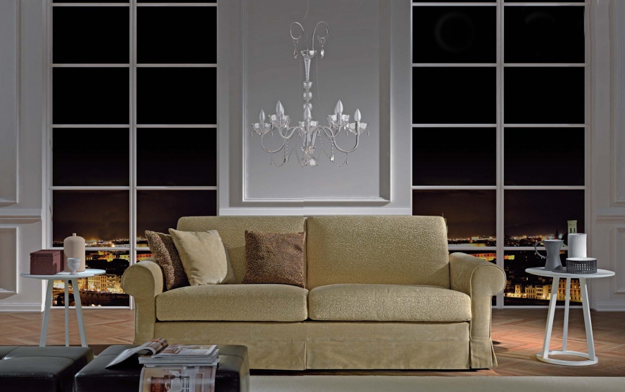 Double sofa, Martina - Asnaghi (Made in Italy)
