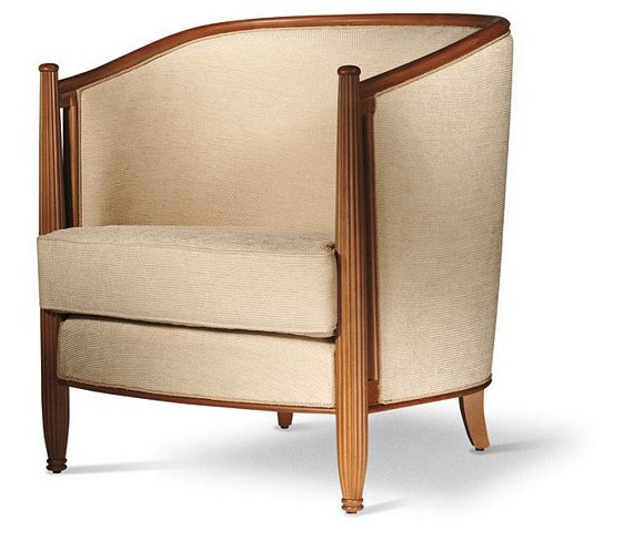 Armchair in fabric, Bakokko
