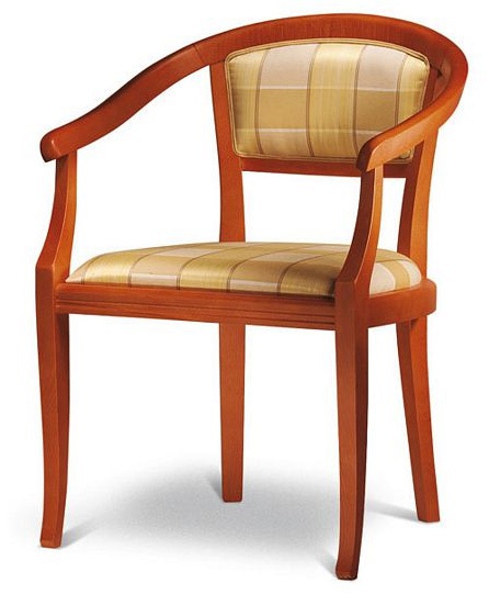 Armchair with a curved backrest, Bakokko