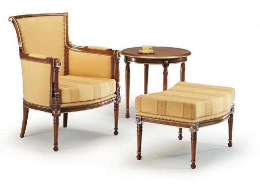 Armchair with Ottoman leg, Bakokko