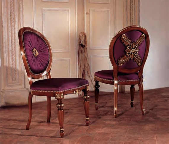 Chair with round backrest, Bakokko