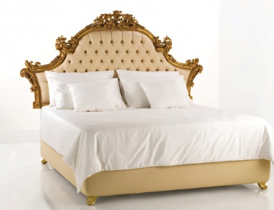 Double bed with high headboard, Chelini