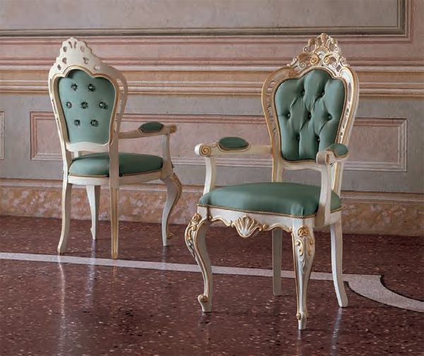 Armchair with upholstered armrest, Bakokko