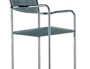Stackable chair with frame of steel Paludis, Alias 