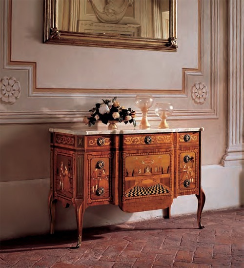 A chest of drawers on high legs, Bakokko