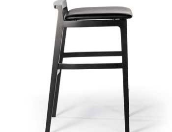 Bar stool with frame of wood Patio, Accademia