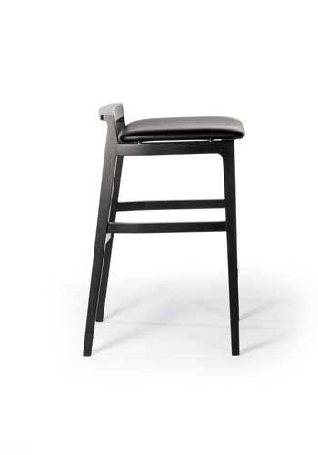 Bar stool with frame of wood Patio, Accademia