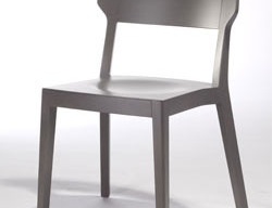 Chair with wooden case Scarlet, Accademia