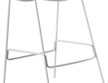 Chair with frame and seat made of metal Smile, Accademia