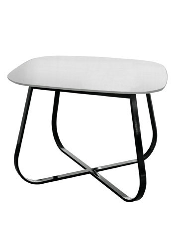 Table with base made of steel tubes Pelote, Accademia